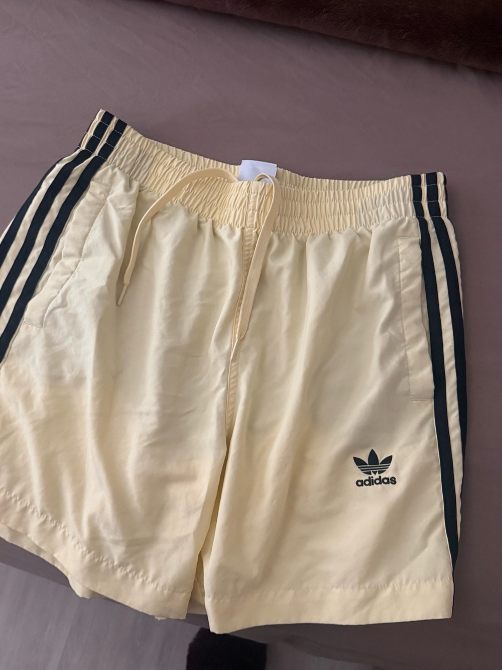 Men’s Yellow Adidas Swim Shorts